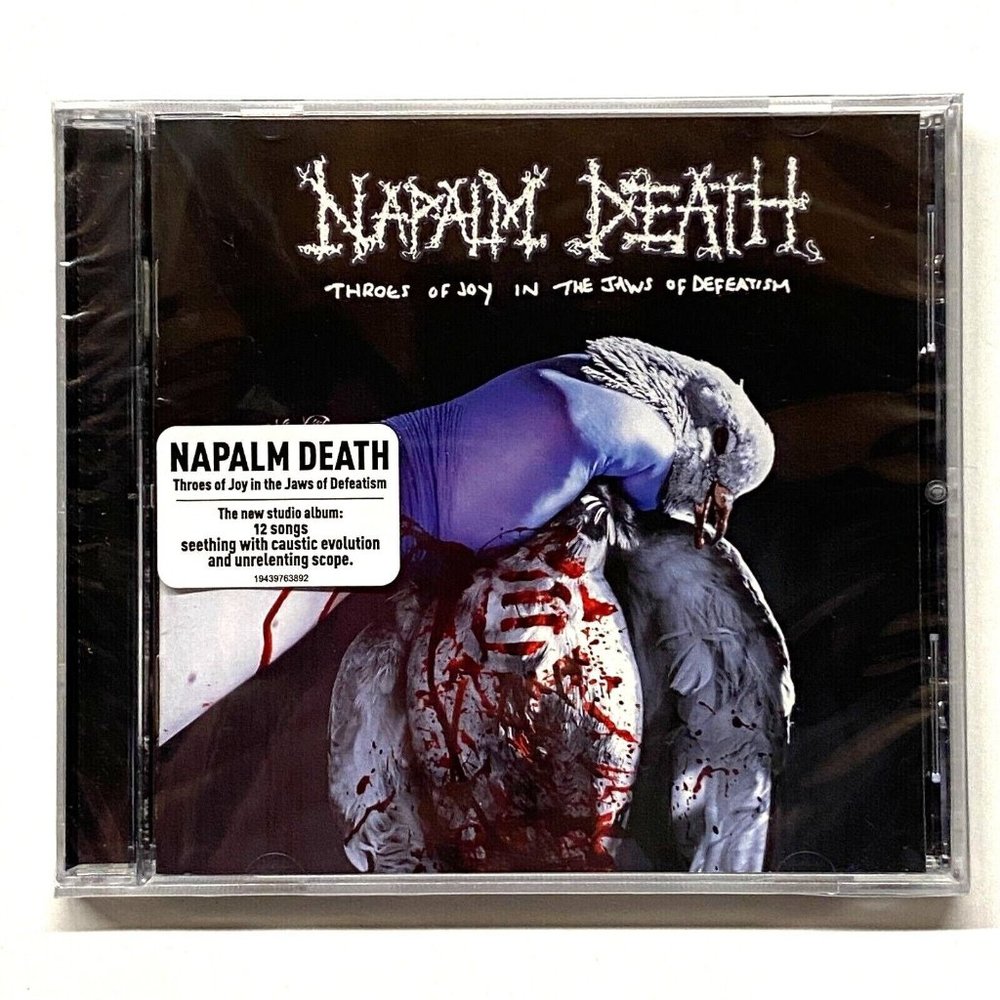 Throes Of Joy In The Jaws Of Defeatism by Napalm Death (CD) Sealed Damaged Case